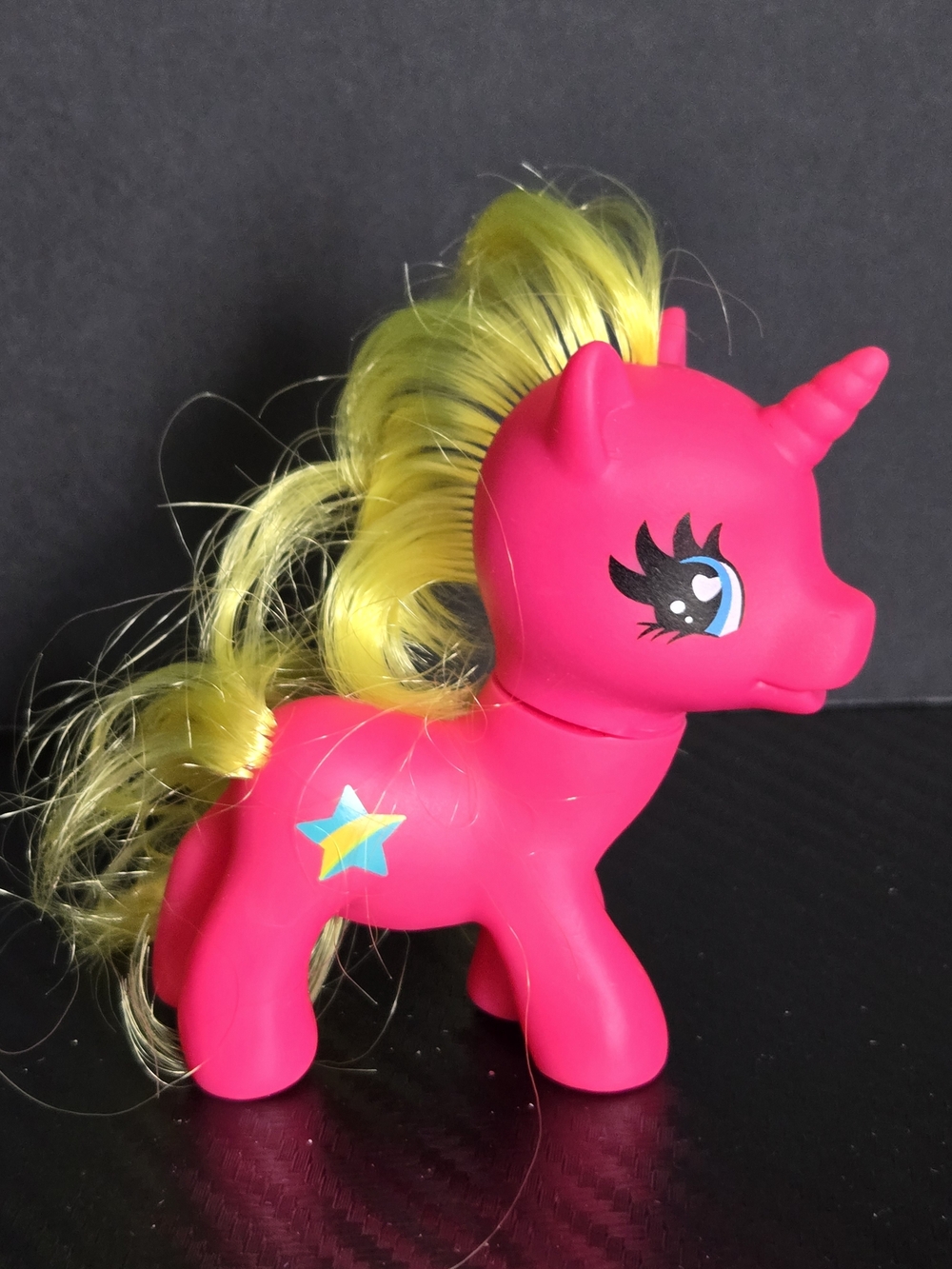 My Little Pony Figures (Pink & Yellow)